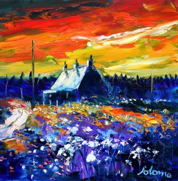 Eveninglight Isle of Gigha 16x16 Eveninglight Isle of Gigha 16x16